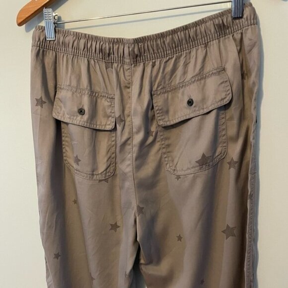 COPY C&C California Stars Print Jogger Style Pants 100% Lyocell Medium - Picture 5 of 8